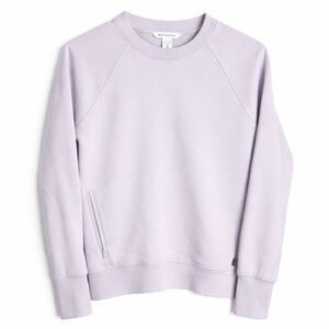 Athleta Minimalist Luxe Sweatshirt Crewneck Modal Blend Lilac Women XS